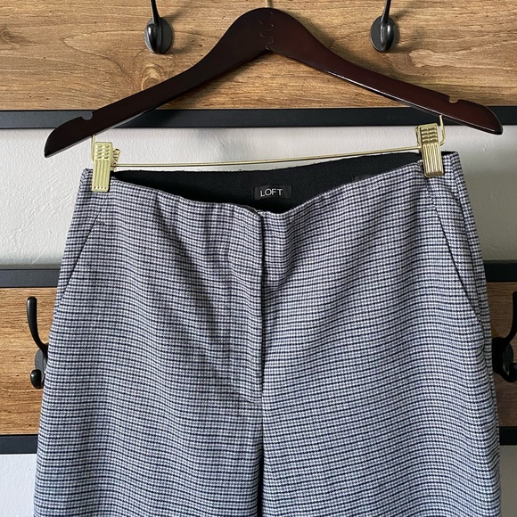 High Waisted Grey & Navy Slacks (with pockets!) - Picture 3 of 3